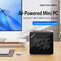 Mini PC Intel Ultra 9 285H/Ultr7-165H/Ultr5-125H, Computadora de Escritorio para Oficina con IA, Venta al Por Mayor