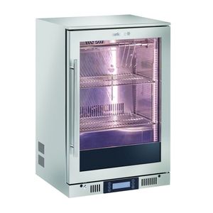 Arktic 126L Gabinete de Secado de Carne Plateado para Encimera 230V/350W 600x545x900mm Equipo de Calentamiento y Mantenimiento de Temperatura - Product Image 1