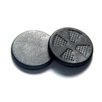 Étiquette RFID industrielle, transpondeur disque porteur de données, étiquette RFID passive pour la suivi automatisé, l'identification des pièces et la logistique