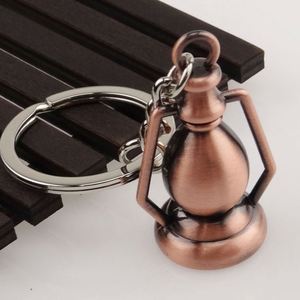 Oil Lamp Shape Key Chain 3D Antique Copper Plated Unique Shape Custom Metal Keychain with 24/7 Customer Service - Product Image 1