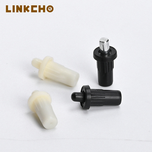 Xoay cửa trượt chốt trục Nickel mạ nhựa đệm mùa xuân chân cao su Tay áo cho tủ bếp cửa Kệ hỗ trợ - Product Image 2