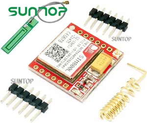 Smallest SIM800L GPRS GSM Breakout Module Quad-Band 850/900/1800/1900MHz SIM Card Slot Onboard with Antenna 3.7~4.2V