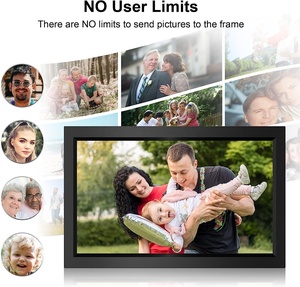 15.6\" WiFi Digital Picture Frame With Touchscreen IPS LCD Wireless Photo Sharing Clock Function - Product Image 3