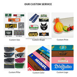 Tapis de bar en PVC pour usine : Tapis de drainage antidérapant pour bars, KTV, restaurants, concessionnaires automobiles, grand tapis en stock, accepte les commandes personnalisées - Product Image 6