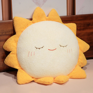 หมอนอิงตุ๊กตาดอกทานตะวันการ์ตูนน่ารัก ของตกแต่งบ้าน สำหรับโซฟาและเก้าอี้ - Product Image 3