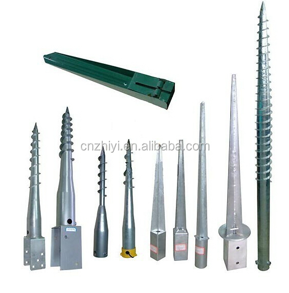 Post Anchor Screw Anchor Fence Spike / Concrete Screw Anchor