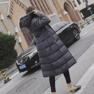 Abrigo largo de Invierno para mujer más fría Chaqueta de algodón acolchado cálido espesar señoras abrigos Parka chaquetas de mujer