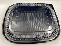 Boîte d'emballage alimentaire à emporter en plastique pp micro-ondes pour poulet rôti canard rôti pour plateau de poulet rôti