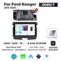 Reproductor de DVD para Auto DUDUAUTO, Radio con Pantalla Táctil Android, Resolución 2K, Navegación GPS, Premium para Ford Ranger 2015-2020 FU31