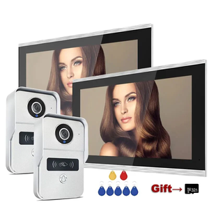 10 inch màn hình cảm ứng 2MP 1080P IP Video <span class=keywords><strong>intercom</strong></span> tuya thông minh Wifi PoE có dây RFID kiểm soát truy cập chuông cửa cho biệt thự phẳng - Product Image 3