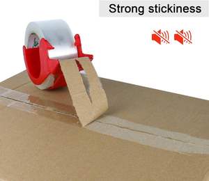 BOMEI PACK <span class=keywords><strong>BOPP</strong></span> 단면 아크릴 사일런트 방수 포장 테이프 <span class=keywords><strong>60</strong></span> <span class=keywords><strong>MM</strong></span> X 100 야드 산업용 중장비 판지 씰링 - Product Image 5