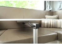 Nouvelles pièces de performance pour pied de table de camping-car caravane remorque-rotation et levage pour cadre de table intérieur