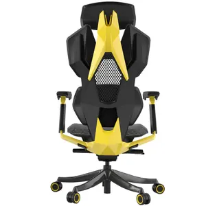 Nouveau design de chaise de course réglable de certification BIFMA haut de gamme chaise de jeu ergonomique en maille