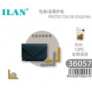 ILAN <b>Corner</b> <b>Protector</b> 3cm 12Pc Gold Silver Mix For Bag Leather Accessories - Product Image 1