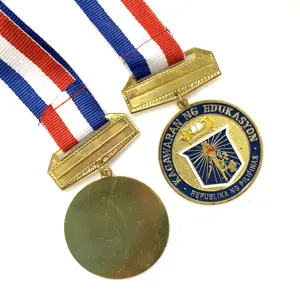 Personnalisé Or Argent Bronze Haute Qualité Médailles Sportives