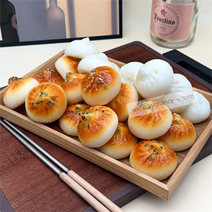 Bollos al vapor fritos ficticios realistas para exhibiciones de museos, decoración de restaurante y fondo de fotografía - Product Image 2