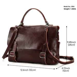 Sac à dos et sac fourre-tout haut de gamme pour femme en cuir végétal tanné vintage <span class=keywords><strong>Marant</strong></span>, sac à dos professionnel durable - Product Image 5