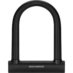 ROCKBROS-Combinaison longue sécurité anti-cisaillement pour mini vélo vtt <span class=keywords><strong>antivol</strong></span> intelligent en U, serrure à clé portable en acier - Product Image 2