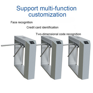 Hệ thống kiểm soát truy cập an ninh cao cho người đi bộ Cơ chế chân máy cửa quay cho phòng tập thể dục siêu thị trạm xe buýt kiểm tra an toàn - Product Image 3