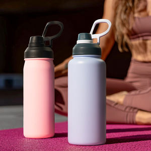 Borracce Sportive Isolate in Acciaio Inossidabile Everich ODM da 18oz e 32oz con Bocca Larga, Sottovuoto e Coperchio con Manico - Product Image 1