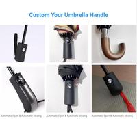 Parapluie de Voyage Pliant Télescopique Personnalisé, Petit, Léger, Compact et Portable, avec Logo, Protection Solaire Anti-UV