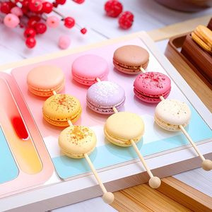 Wooden Fruit <b>Skewers</b> Small Disposable Party Cake Dessert Stirrers White Color - Product Image 3