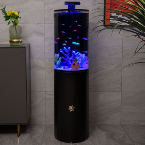 Premium luxe <span class=keywords><strong>aquarium</strong></span> van acryl & kunststof, achthoekig, 50 liter, met afstandsbediening voor thuis. - Product Image 4