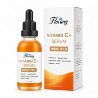 Sérum Visage OEM Marque Privée Vitamine C Éclaircissant Peau Terne Atténue les Taches Brunes Affine les Pores Hydrate Soin Facial 30ml
