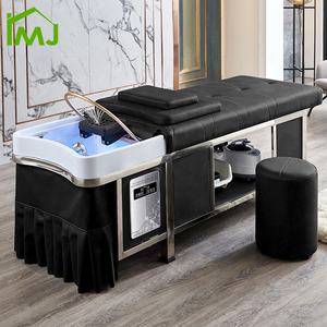 Chaise de <span class=keywords><strong>massage</strong></span> multifonctionnelle pour le lavage des cheveux, lit de spa pour la thérapie capillaire et le shampooing - Product Image 2