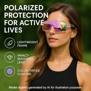 Lunettes de soleil de sport, lunettes de soleil de course à pied, lunettes de soleil de sport anti-UV, lunettes de cyclisme, lunettes de pêche - Product Image 4