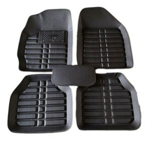 Tapis de voiture tout compris 5 places en cuir personnalisable avec indentation universelle pour le commerce extérieur de toutes générations - Product Image 1