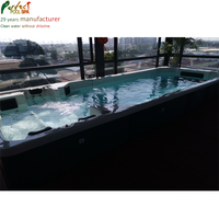 Piscine en acrylique sans produits chimiques, bain de Massage, baignoire autonettoyante, systèmes de sédentarité, piscines de Spa pour 5 personnes