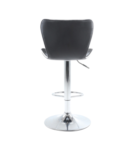 Modern Adjustable PU <strong>Leather</strong> <strong>Barstool</strong> with Chrome Base Strong &amp; Durable 360-Degree Swivel for Home Bar Dining &amp; Hotel Use - Product Image 4