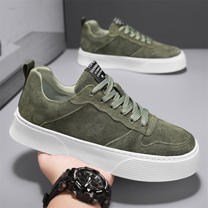 Men's 2025 Spring New Soft- Outsole Breathable Comfortable Color-<b>Blocked</b> Lace-Up Anti-Slippery Sneakers Versatile Shoes - Product Image 3