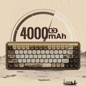 <span class=keywords><strong>Teclado</strong></span> Mecánico de Madera AKKO MU01, Procesamiento CNC de Nogal, Estructura Gasket, Teclas con Sublimación de Tinte, Interruptores Intercambiables <span class=keywords><strong>en</strong></span> Caliente CNC, Retroiluminación RGB, 2.4Ghz - Product Image 5