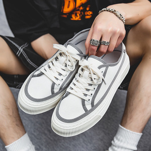 Zapatillas de lona para hombre, estilo verano 2026, informales, a rayas, con plataforma, aptas para parejas, transpirables, modernas. - Product Image 4