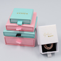 Boîte à bijoux en carton personnalisée 2022, boîte cadeau, boîte à bijoux coulissante pour collier, boucles d'oreilles, bracelet, bague