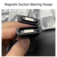 2025 Logo personnalisé gravé manchette musique battre aimant Led clignotant lumière Bracelet pour fournitures de fête