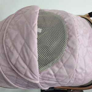 Poussette pour bébé fille avec siège auto, prix abordable, housse réversible et chaude pour les pieds, cadre léger, fabriquée en Chine - Product Image 4
