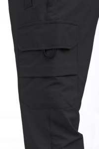 Skinny Leg Tactical <b>Pants</b> <b>Black</b> 100% Cotton Casual Mid Waist Style Regular Fit Dark For Men Bulk Supplier - Product Image 5