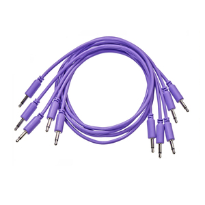 Urorack Patch Leads. Pack de 5 Multi-Colored 3,5mm ONO atch ables - Product Image 3