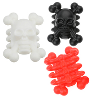 Stabilisateur de vibrations en caoutchouc AME Skull Bow Limbs Damper blanc, noir, rouge pour branches de tir à l'arc composé