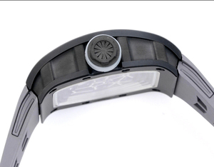 Reloj de Moda, Nuevo y en Oferta, con Caja de Fibra de Carbono Negra y Correa de Goma, Reloj de Negocios para Hombre - Product Image 6
