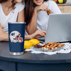 Gobelet <span class=keywords><strong>isotherme</strong></span> en acier inoxydable personnalisé des Patriots de la Nouvelle-Angleterre, tasse de voyage de haute qualité à double paroi, bouteille <span class=keywords><strong>isotherme</strong></span> pour le football, le café et le <span class=keywords><strong>thé</strong></span> - Product Image 5