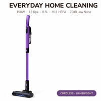 Aspirateur balai intelligent sans fil et sans balais 16Kpa 40 min avec vidage automatique et filtre HEPA pour poils d'animaux OEM