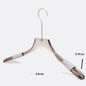 Lavinia acrílico transparente falda pantalones percha con clips de metal ajustables perchas de acrílico transparente - Product Image 2