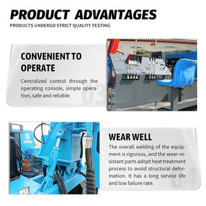 Trình điều khiển cọc thủy lực trên mọi địa hình hiệu quả cao cho các điều kiện địa chất phức tạp cho quang điện sa mạc miền núi - Product Image 4