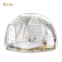 Carpa Domo de PC Ensamblada para Cafetería, Uso Comercial y de Ocio al Aire Libre, Precio de Fábrica