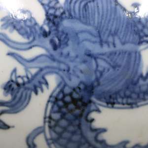 คุณภาพสูงจีนมือวาดสีฟ้าสีขาวรูปแบบ<span class=keywords><strong>มังกร</strong></span> Porcelain ตกแต่งขิงเซรามิค - Product Image 4