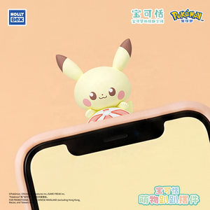 Figurina <span class=keywords><strong>Pokémon</strong></span> <span class=keywords><strong>Pikachu</strong></span> sdraiato, Blind Box, 100% Originale, Statuetta Decorativa in PVC per Cruscotto Auto e Supporto Telefono, Ingrosso - Product Image 4